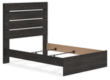 Side angle of Hollivern Full Panel Bed