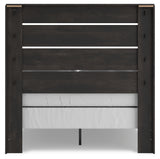 Back view of Hollivern Full Panel Bed