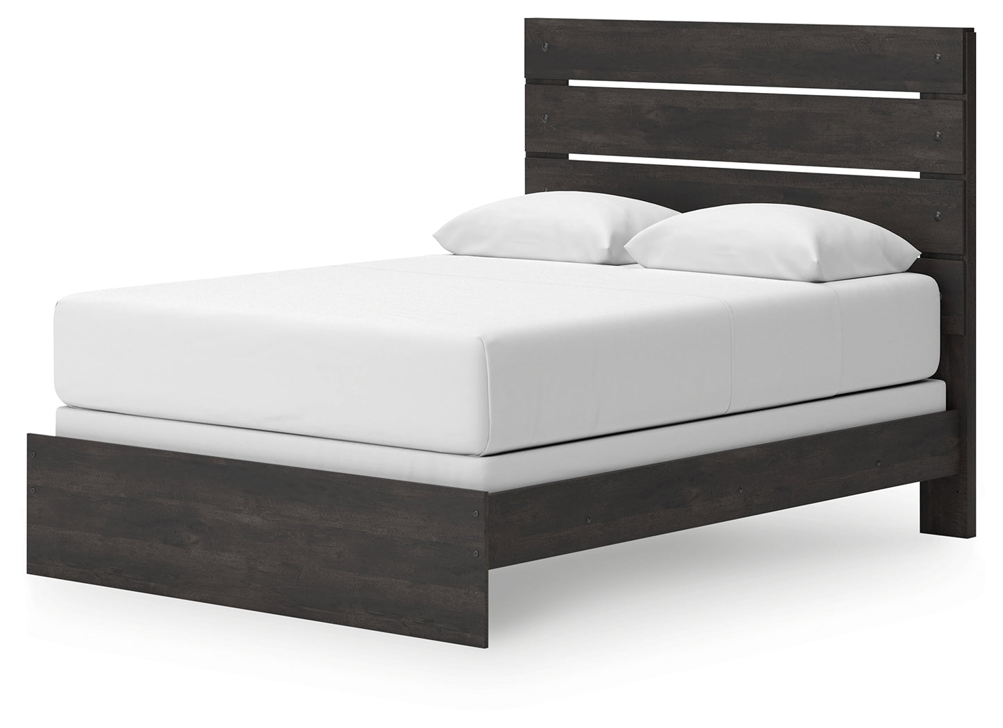 Hollivern Queen Panel Bed footboard detail