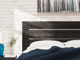 Close-up of oak grain texture on Hollivern bed