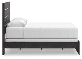 Hollivern Dark Gray Panel Bedroom Set view 7