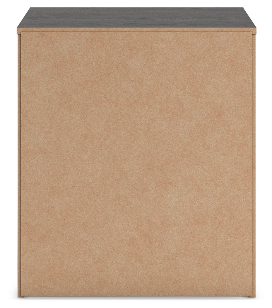 Side alternate view of Hollivern Nightstand