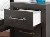 Close-up detail of drawer interior lining