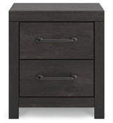 Back view of Hollivern Nightstand