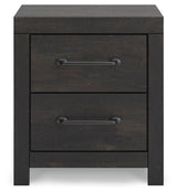 Hollivern Dark Gray Panel Bedroom Set view 23