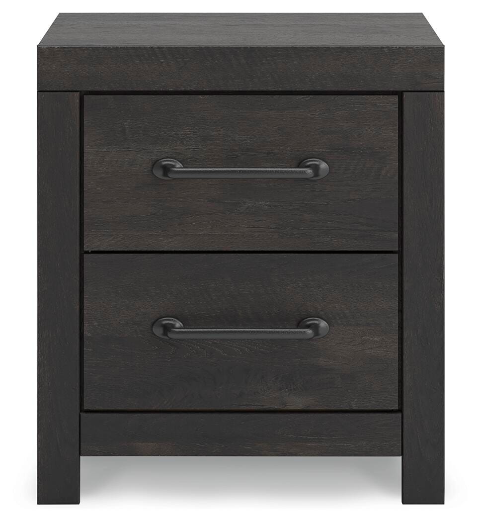 Hollivern Dark Gray Panel Bedroom Set view 23