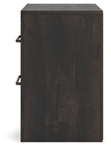 Side view showing texture and finish