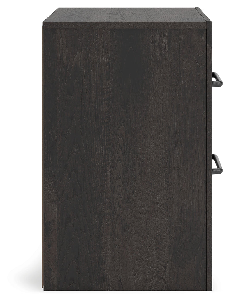 Top view of Hollivern Nightstand