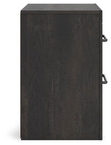 Hollivern Dark Gray Panel Bedroom Set view 25
