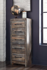 Drystan Multi Narrow Chest close-up of wood grain finish