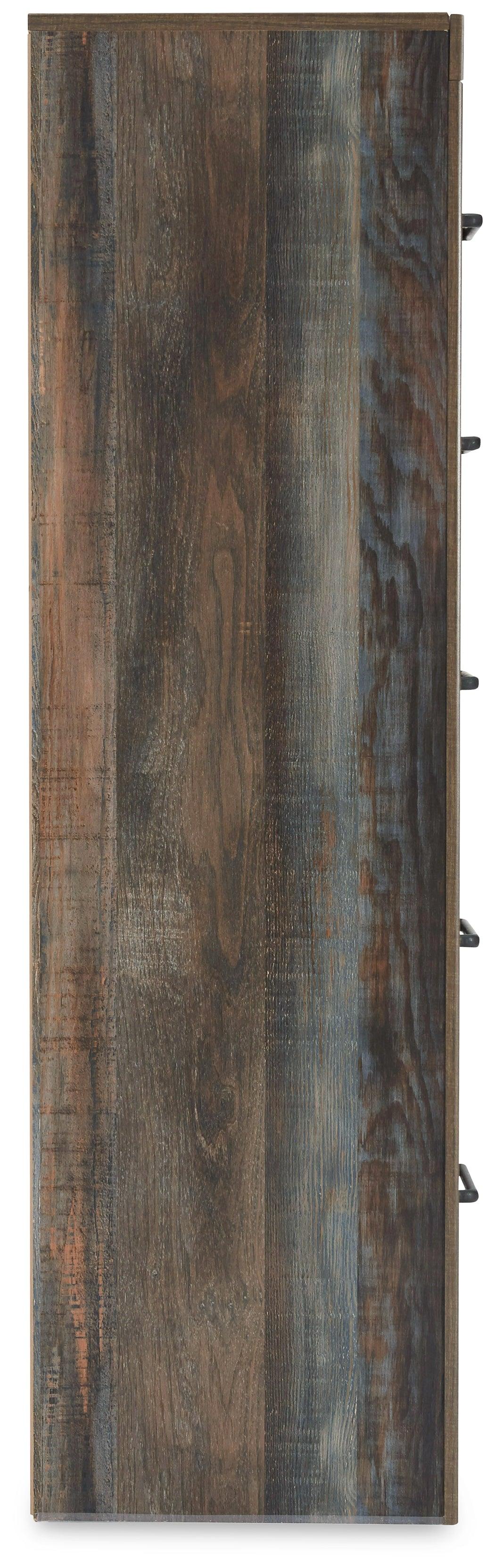 Drystan Chest of Drawers top-front view showing wood grain texture