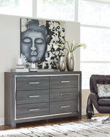 Lodanna Gray Dresser side profile
