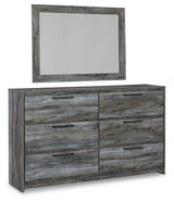 Baystorm dresser side angle with drawers closed