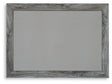 Baystorm Gray Bedroom Mirror front view