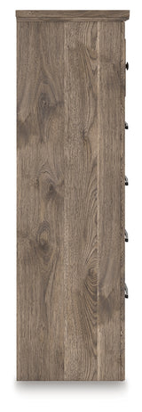 Rusticott chest of drawers side view
