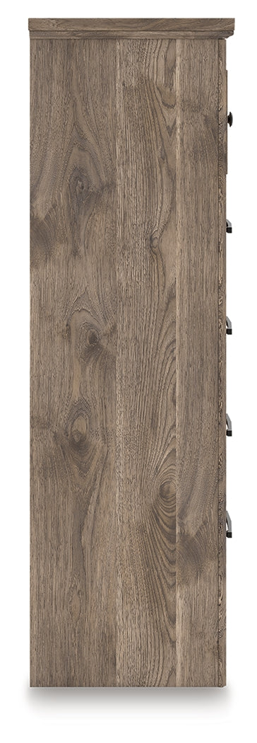 Rusticott chest of drawers side view