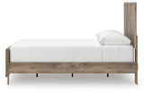 Rusticott Brown Queen Panel Bed alternate side profile