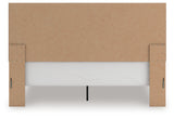 Rusticott Brown King Panel Bed back view