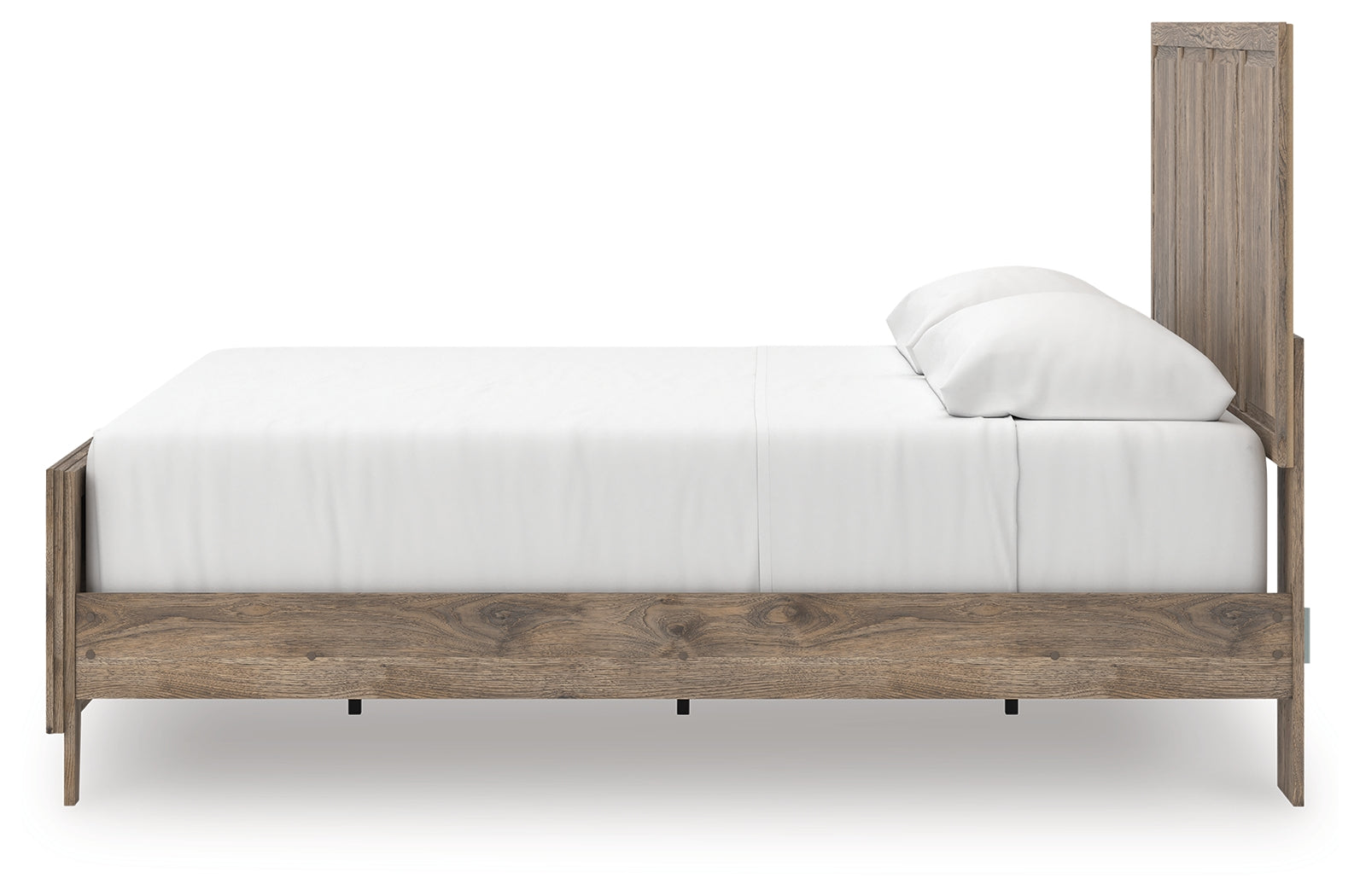 Rusticott Brown King Panel Bed alternative side view
