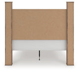 Rusticott Brown Queen Poster Bed, rear view