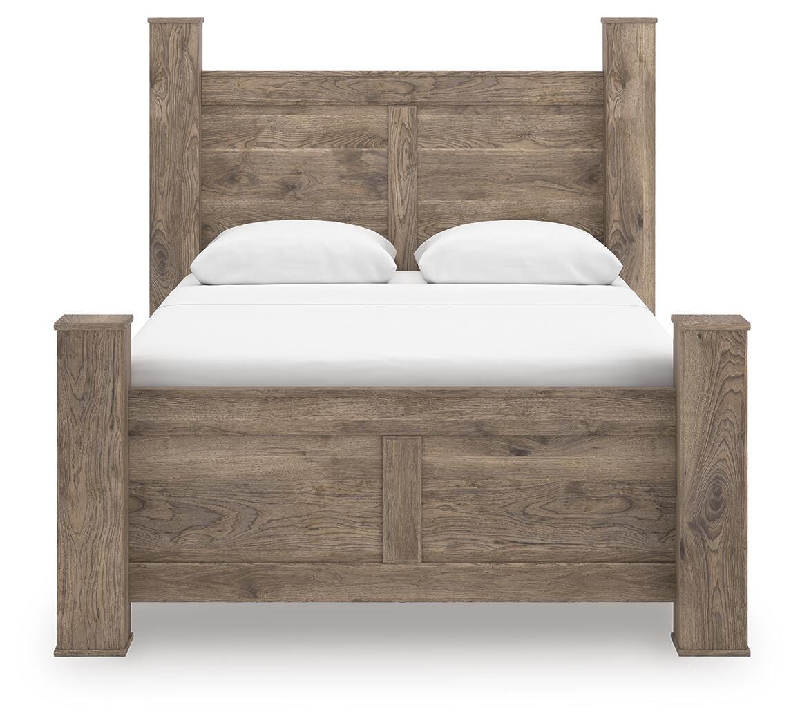 Rusticott Brown Poster Bedroom Set view 3