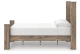 Rusticott Brown Queen Poster Bed, alternative side view