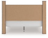 Rusticott Brown King Poster Bed rear view