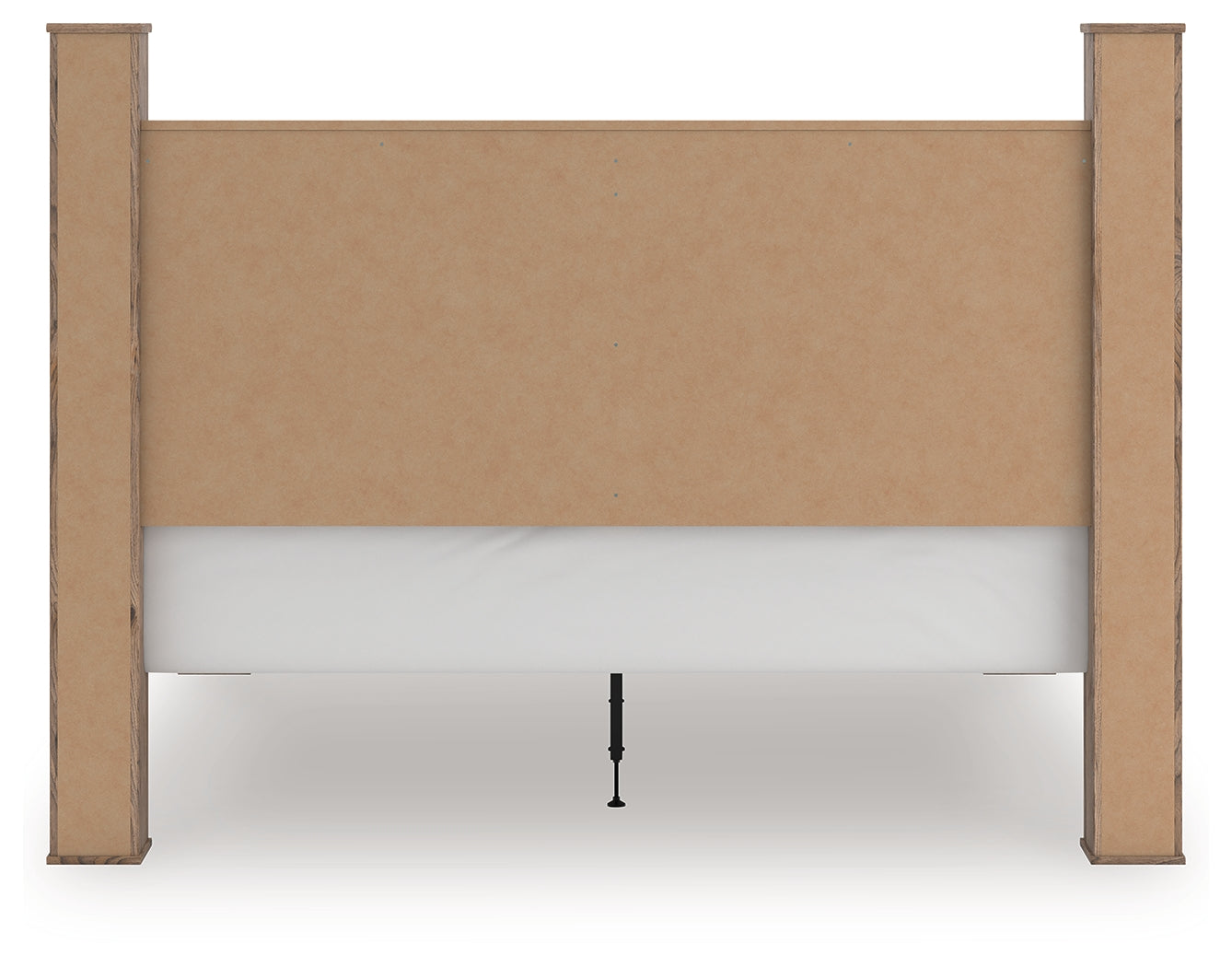 Rusticott Brown King Poster Bed rear view