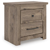 Rusticott Brown Panel Bedroom Set angled view
