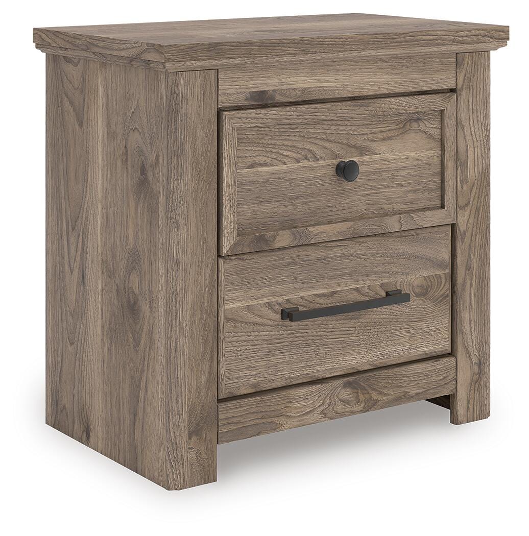 Rusticott Brown Poster Bedroom Set angled view