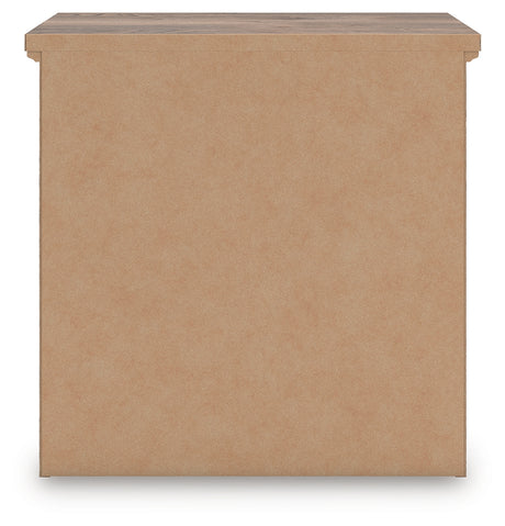 Rusticott Brown Nightstand side alternate view