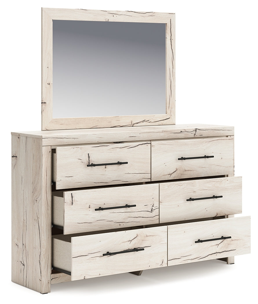 Lawroy Light Natural Dresser And Mirror