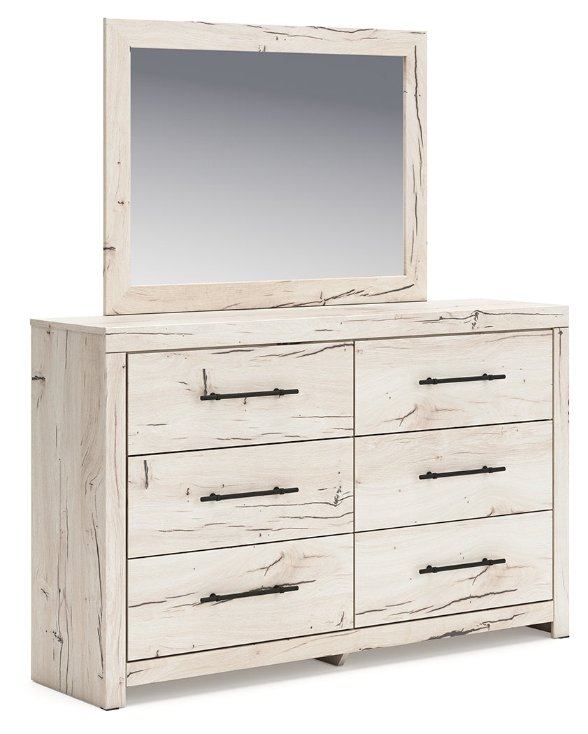 Lawroy Light Natural Dresser And Mirror