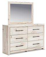 Lawroy Light Natural Panel Storage Bedroom Set 4 angled view