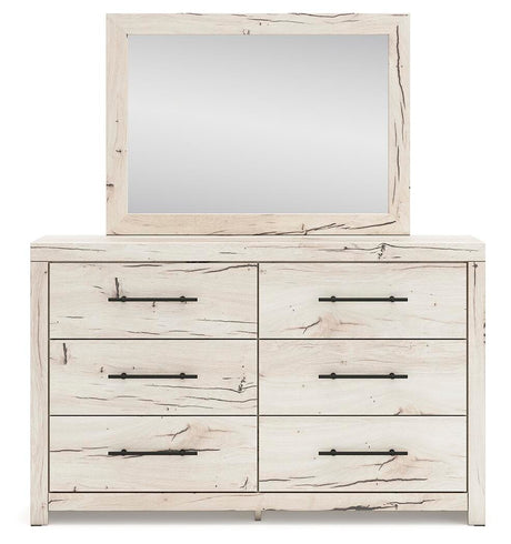 Lawroy Light Natural Panel Bedroom Set view 11
