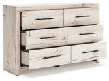 Lawroy Light Natural Dresser open drawer view