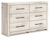Lawroy Light Natural Dresser angled left view