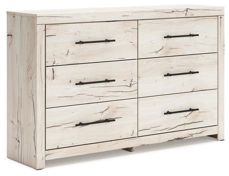 Lawroy Light Natural Dresser angled left view