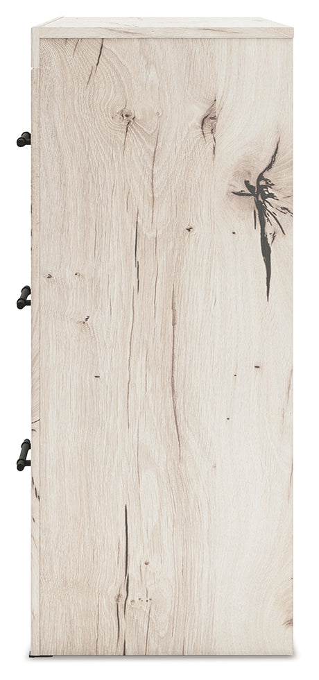 Lawroy Light Natural Dresser side angled view