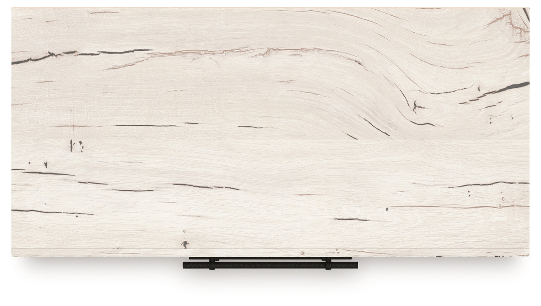 Top view highlighting drawer arrangement and finish