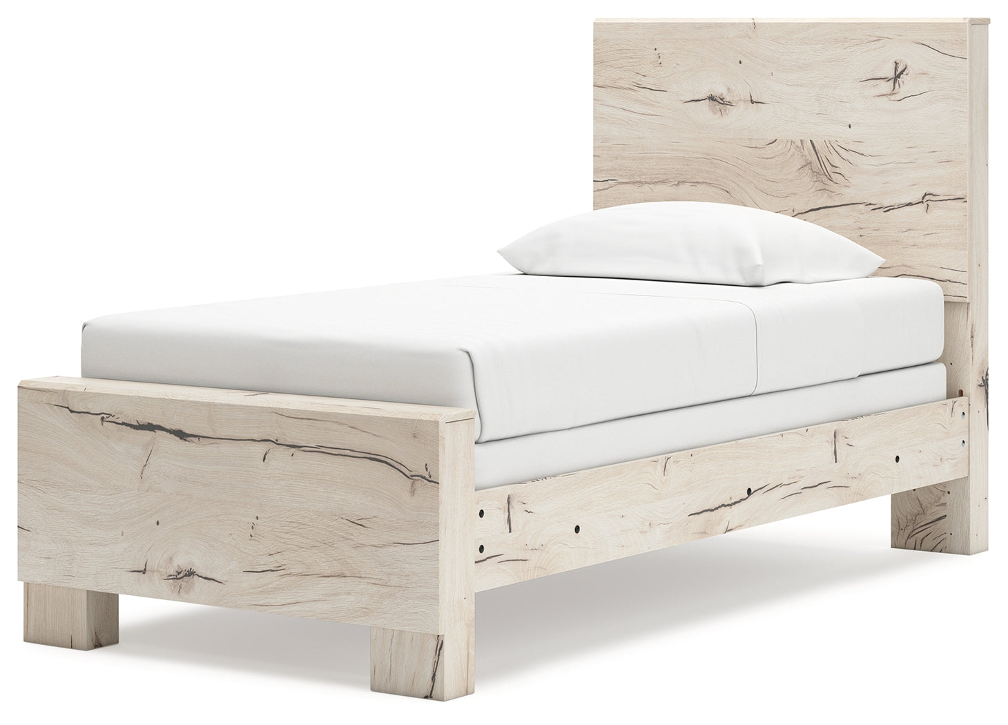 Lawroy Twin Panel Bed alternate side angle
