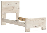 Lawroy Twin Panel Bed angle from corner
