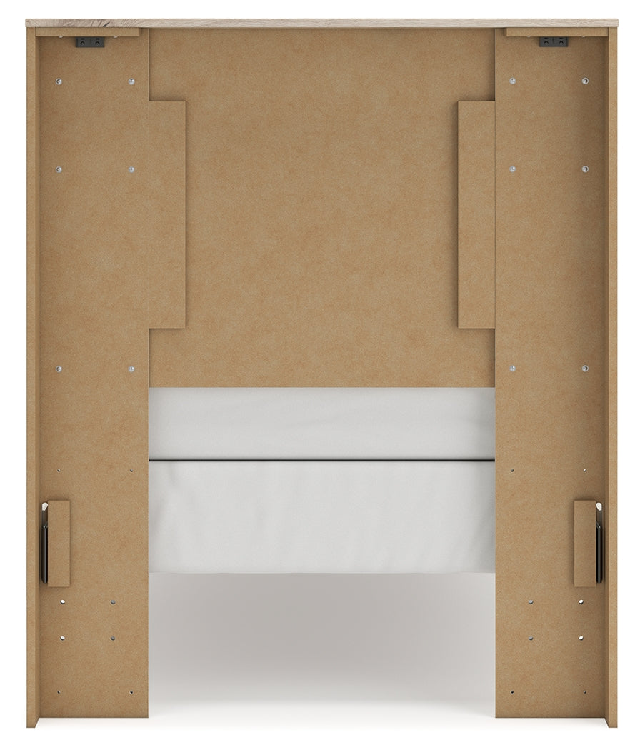 Lawroy Twin Panel Bed back view