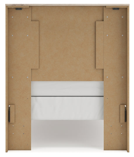 Lawroy Twin Panel Bed back view