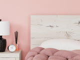 Lawroy Twin Panel Bed headboard detail close-up