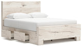 Side angle showing headboard and footboard design