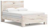 Close-up of headboard grain texture on Lawroy bed