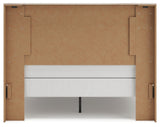 Assembly detail showing bed frame components