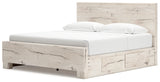 Lawroy king bed footboard detail