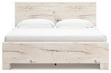 Side view showing bed frame and storage drawers
